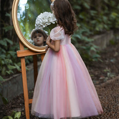 Flower Girl Dress Formal Sequins Wedding Dresses Princess Ball Gown