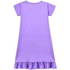 Frozen Elsa Olaf Anna Nightgown Flowers Pajama For Girls