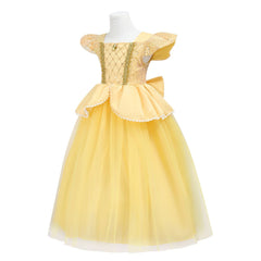 New Girl Princess Rapunzel Belle Cinderella Costume Dresses For Cosplay Halloween Party
