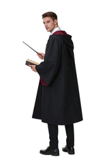 Wizard Magic Academy Cosplay Robe Cloak Costume for Adults and Kids
