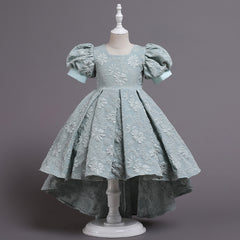 Flower Girl Dress Birthday Holiday Wedding Dresses Trailing Princess Party