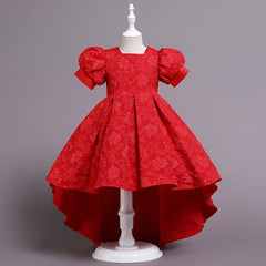 Flower Girl Dress Birthday Holiday Wedding Dresses Trailing Princess Party