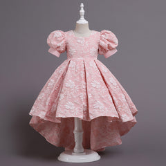 Flower Girl Dress Birthday Holiday Wedding Dresses Trailing Princess Party