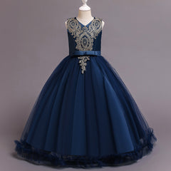 Flower Girl Dress Princess Dress Formal Sequins Wedding Birthday Costume Party Holiday