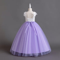 Flower Girl Dress Princess Dress Birthday Costume Party Holiday Wedding