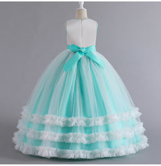 Flower Girl Dress Sequins Wedding Princess Dress Birthday Party Holiday Ball Gown