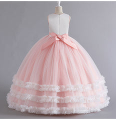 Flower Girl Dress Sequins Wedding Princess Dress Birthday Party Holiday Ball Gown