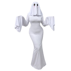 Women Sexy Ghost Lady Apricot Lady Drag Cosplay Costume