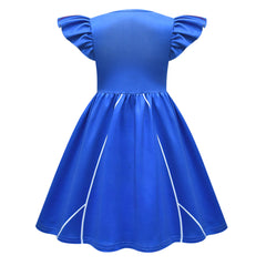 Zombies 4 Halloween Addison Cosplay Costume Dress Blue Uniform For Girls