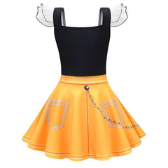 KPop Demon Hunter Rumi Zoey Cosplay Party Set Short-sleeved Shirt Costume Dress