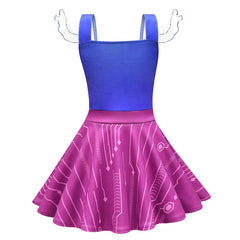 New Zombies 4 Addison Cosplay Halloween Costume Dress