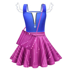 New Zombies 4 Addison Cosplay Halloween Costume Dress