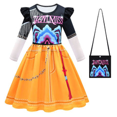 KPop Demon Hunters Rumi Zoey Cosplay Party Costume Dress Set For Girls