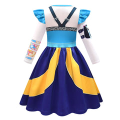 KPop Demon Hunters Rumi Zoey Cosplay Party Costume Dress Set For Girls