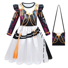KPop Demon Hunters Rumi Zoey Cosplay Party Costume Dress Set For Girls
