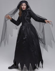 Women Ghost Bride Zombie Bride Ghost Lady Apricot Lady Drag Cosplay Costume