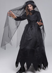 Women Ghost Bride Zombie Bride Ghost Lady Apricot Lady Drag Cosplay Costume