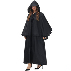 Witch Hooded Dress Costume Woman Cosplay Halloween