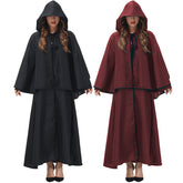 Witch Hooded Dress Costume Woman Cosplay Halloween