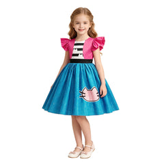 Gabby Dollhouse Costume For Kids Cosplay Toddler Girl Dresses Princess