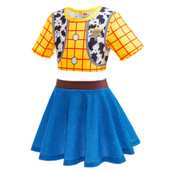 Disney Toy Story Woody Jessie Girl Dress Costume Dresses For Girls