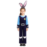 Zootopia 2 Judy Hopps Costume Bunny Officer Set Cosplay For Girls