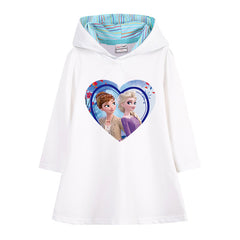 New Girl Party Holiday Toddler Princess Costume Elsa Anna Dress For Casual Wear Birthday