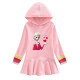 Elsa Princess New Girl Dress Holiday Toddler Princess Costume  For Casual Wear Birthday