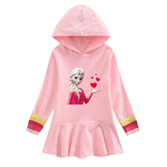 Elsa Princess New Girl Dress Holiday Toddler Princess Costume For Casual Wear Birthday