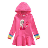 Elsa Princess New Girl Dress Holiday Toddler Princess Costume  For Casual Wear Birthday