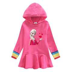 Elsa Princess New Girl Dress Holiday Toddler Princess Costume For Casual Wear Birthday
