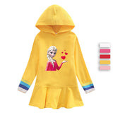 Elsa Princess New Girl Dress Holiday Toddler Princess Costume  For Casual Wear Birthday