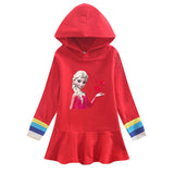 Elsa Princess New Girl Dress Holiday Toddler Princess Costume  For Casual Wear Birthday