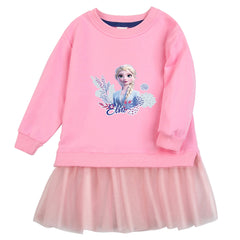 Elsa New Girl Party Toddler Princess Costume Mickey Mouse Dress For Casual Wear Holiday