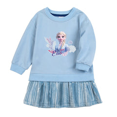 Elsa New Girl Party Toddler Princess Costume Mickey Mouse Dress For Casual Wear Holiday