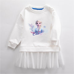 Elsa New Girl Party Toddler Princess Costume Mickey Mouse Dress For Casual Wear Holiday
