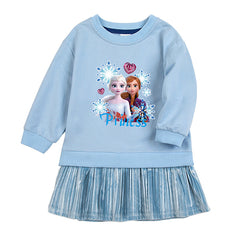 Anna Elsa New Girl Party Toddler Princess Costume Mickey Mouse Dress For Casual Wear Holiday