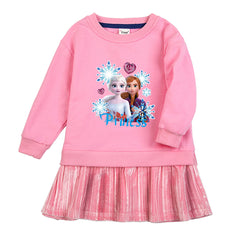 Anna Elsa New Girl Party Toddler Princess Costume Mickey Mouse Dress For Casual Wear Holiday