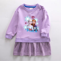 Anna Elsa New Girl Party Toddler Princess Costume Mickey Mouse Dress For Casual Wear Holiday