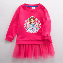 Sophia New Girl Party Toddler Princess Costume Dress For Casual Wear