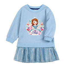 Sophia New Girl Party Toddler Princess Costume Dress For Casual Wear