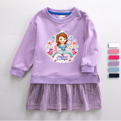 Sophia New Girl Party Toddler Princess Costume Dress For Casual Wear