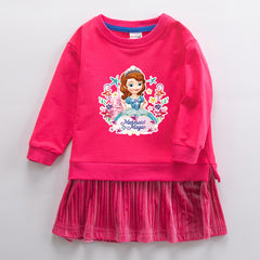 Sophia New Girl Party Toddler Princess Costume Dress For Casual Wear