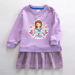 Sophia New Girl Party Toddler Princess Costume Dress For Casual Wear