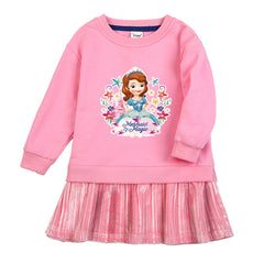 Sophia New Girl Party Toddler Princess Costume Dress For Casual Wear