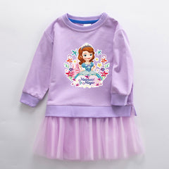 Sophia New Girl Party Toddler Princess Costume Dress For Casual Wear