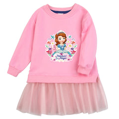 Sophia New Girl Party Toddler Princess Costume Dress For Casual Wear