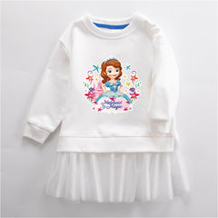 Sophia New Girl Party Toddler Princess Costume Dress For Casual Wear
