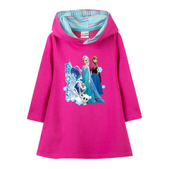 New Girl Party Toddler Princess Costume Elsa Anna Dress For Casual Wear Holiday