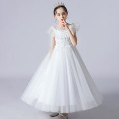 Wedding Dress Flower Girl Dress Sequins Princess Dress Birthday Costume Party Holiday